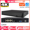 SMART LIFE 4K 8CH PoE NVR 8MP CCTV Security System Face Detection H.265+ Network Surveillance Audio Video Recorder NVR Tuya app