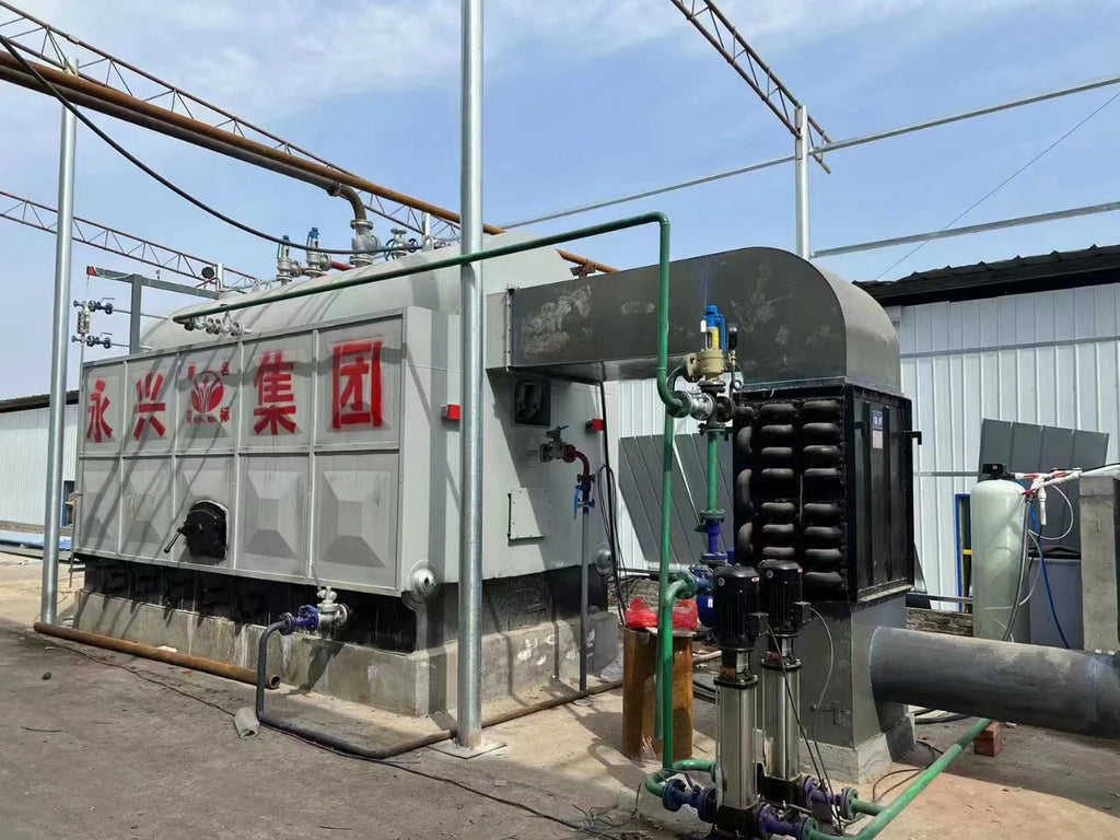 Coal and Biomass Fired Steam Boiler 2T 3T 4T 5T Capacity Steam Engine System for Rice Mill Automatic Feeding Low Emission