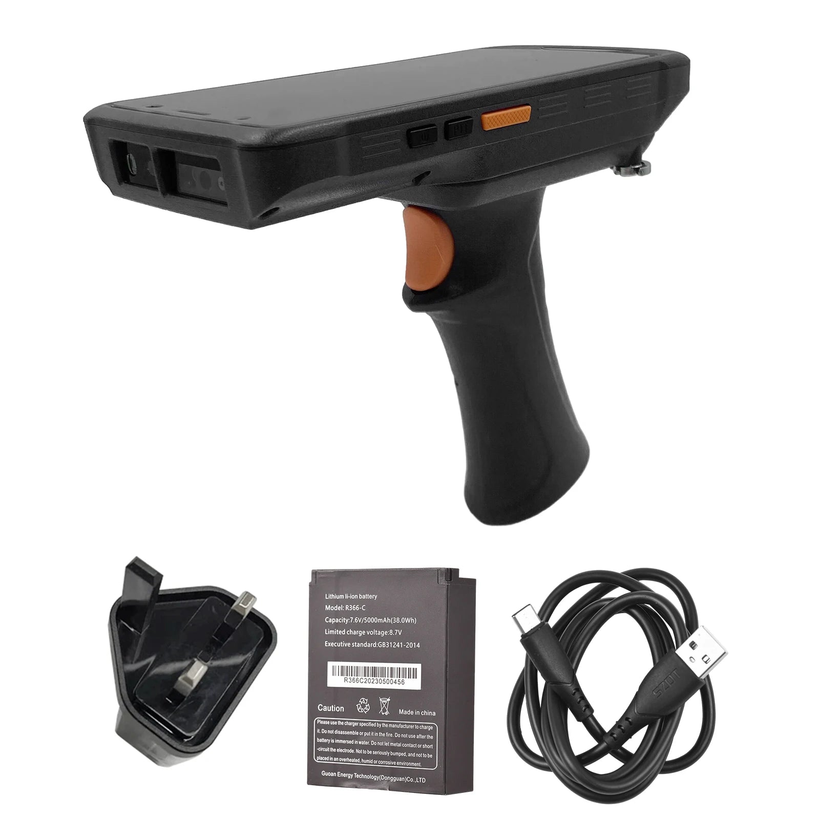 Handheld Terminal PDA for Android 9.0 1D 2D Barcode Scanning 4G WiFi BT with 5.5 Inch Touchscreen for Supermarket Restaurant War