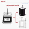 Precision stepper motor 3.24V 1.8A two-phase four wire NEMA17 17HS8401 Automation equipment Robot joint
