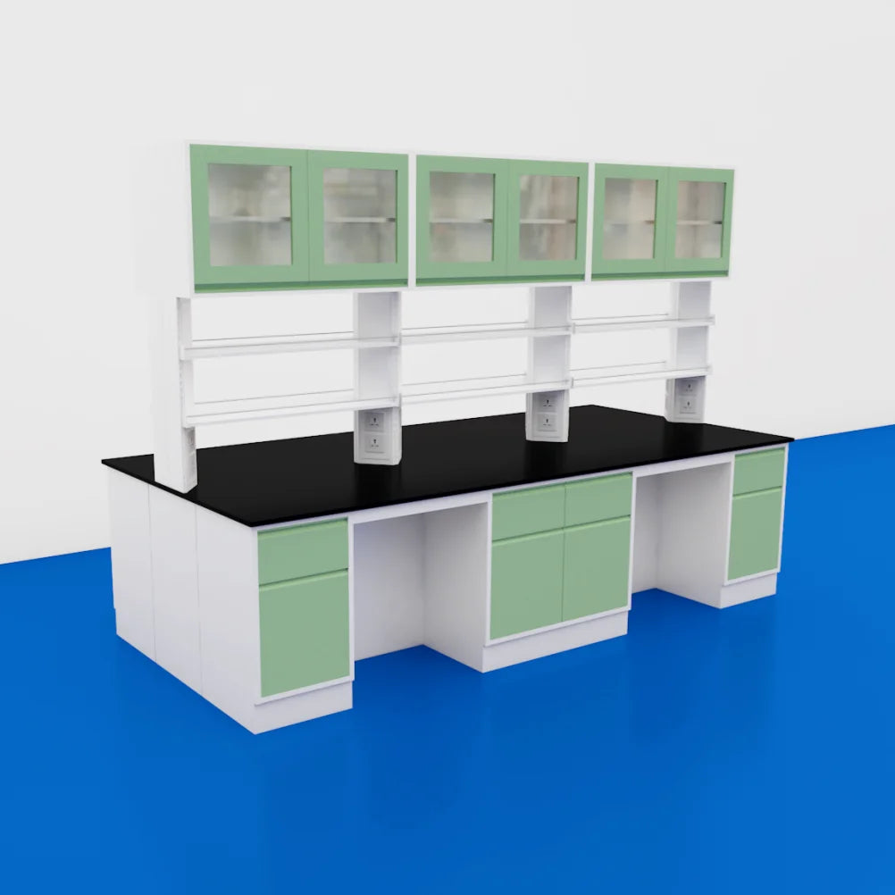 Laboratory Furniture Lab Work Bench Workstation For Electric And Science Cabinet With Sink
