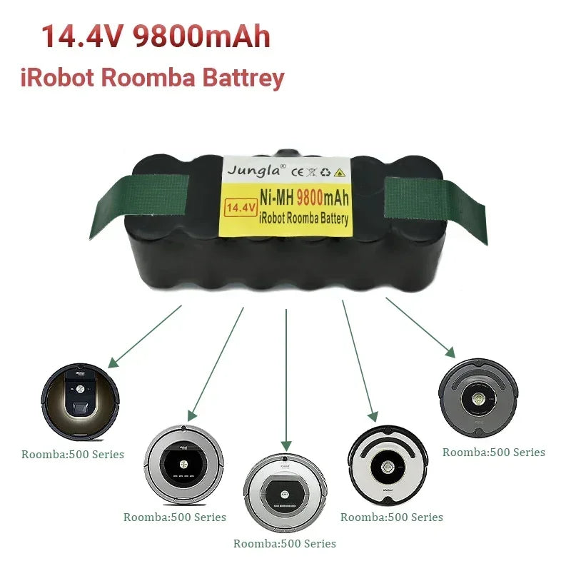 Quality Vacuum Cleaner IRobot Roomba 9800mAh 14.4V Battery 500 510 530 570 580 600 630 650 700 780 790 Rechargeable Battery