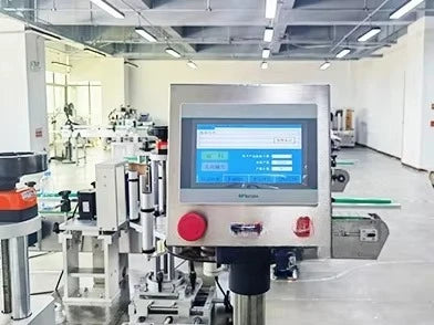 Automatic Tube Labeling Machine Tube Labeler Tube Label Applicator with Feeder and Printer