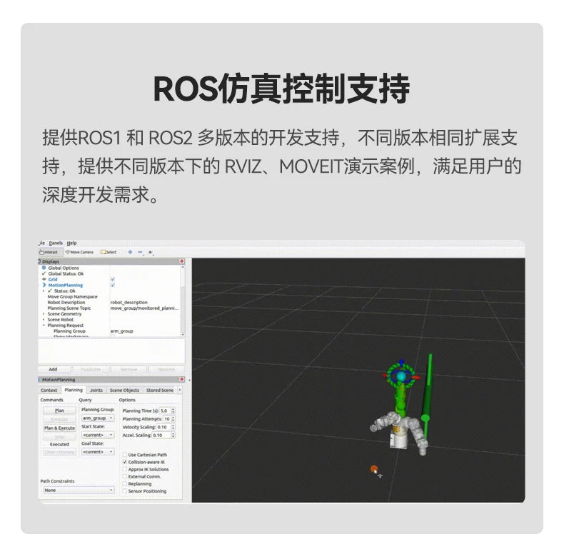 Robotic arm 7-axis robot programmable AI visual recognition