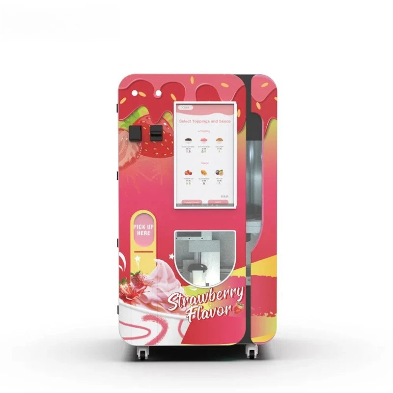 Customized Remote-Managed Ice Cream Vending Machine Factory Direct Smart Management High Output Cooling Safe Use For Business