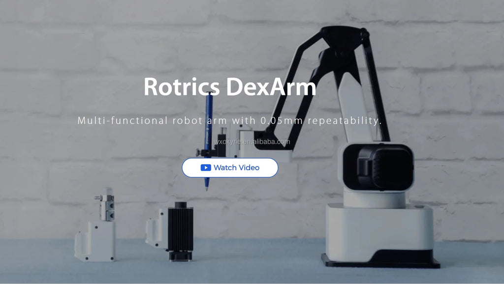 Rotrics DexArm Desktop Collaborative Robot Arm for Industrial Painting Sketching Laser Engraver & 3D Printer Applications