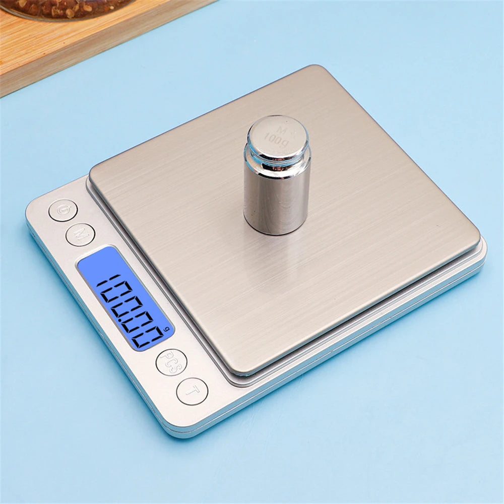 Precision Digital Pocket Scale Kitchen Weighing Scale Electronic Jewelry Scale Mini Balance Gram Scale 0.1g Accuracy for Gold