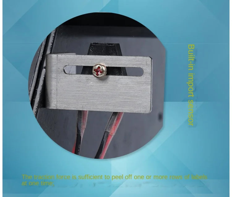 Auto Label Dispenser Device Automatic Sticker Separating Machine AL-1150D NEW Digital Control 4-140mm Label stripping machine