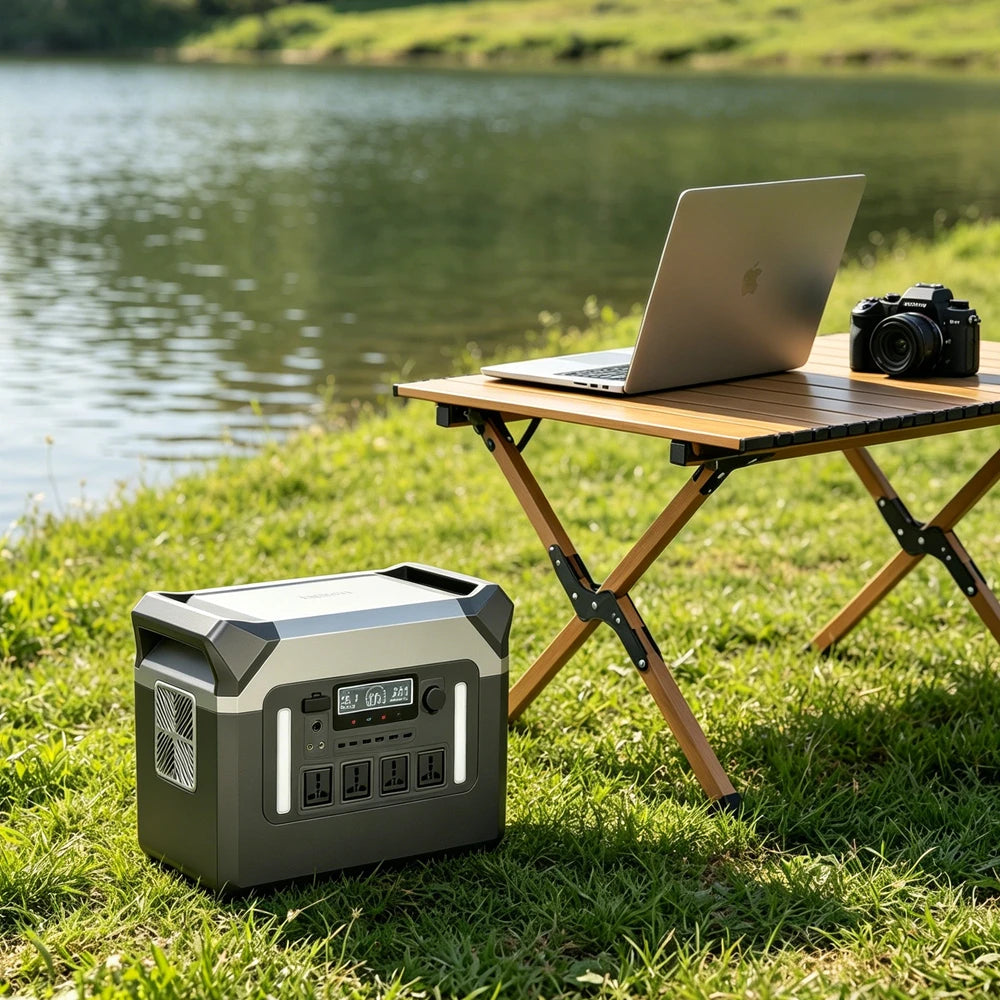 3000W Portable Power Station LiFePO4 Battery Solar Generator Power Bank Outdoor Camping Emergency Energy Storage Power Supply