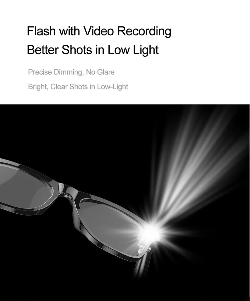 HD Camera 1080P AI Smart Glasses Multifunctional Variable color Bluetooth Call Voice Assistant Music Player Smart Translation ﻿