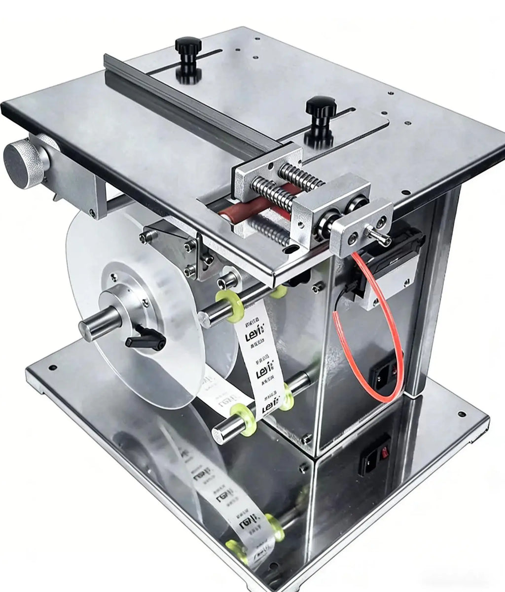 Automatic right-angle sealing labeling machine suitable for various packaging boxes color boxes self-adhesive transparent label
