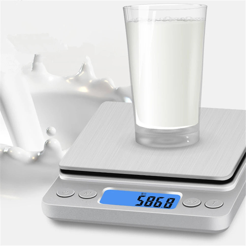 Precision Digital Pocket Scale Kitchen Weighing Scale Electronic Jewelry Scale Mini Balance Gram Scale 0.1g Accuracy for Gold