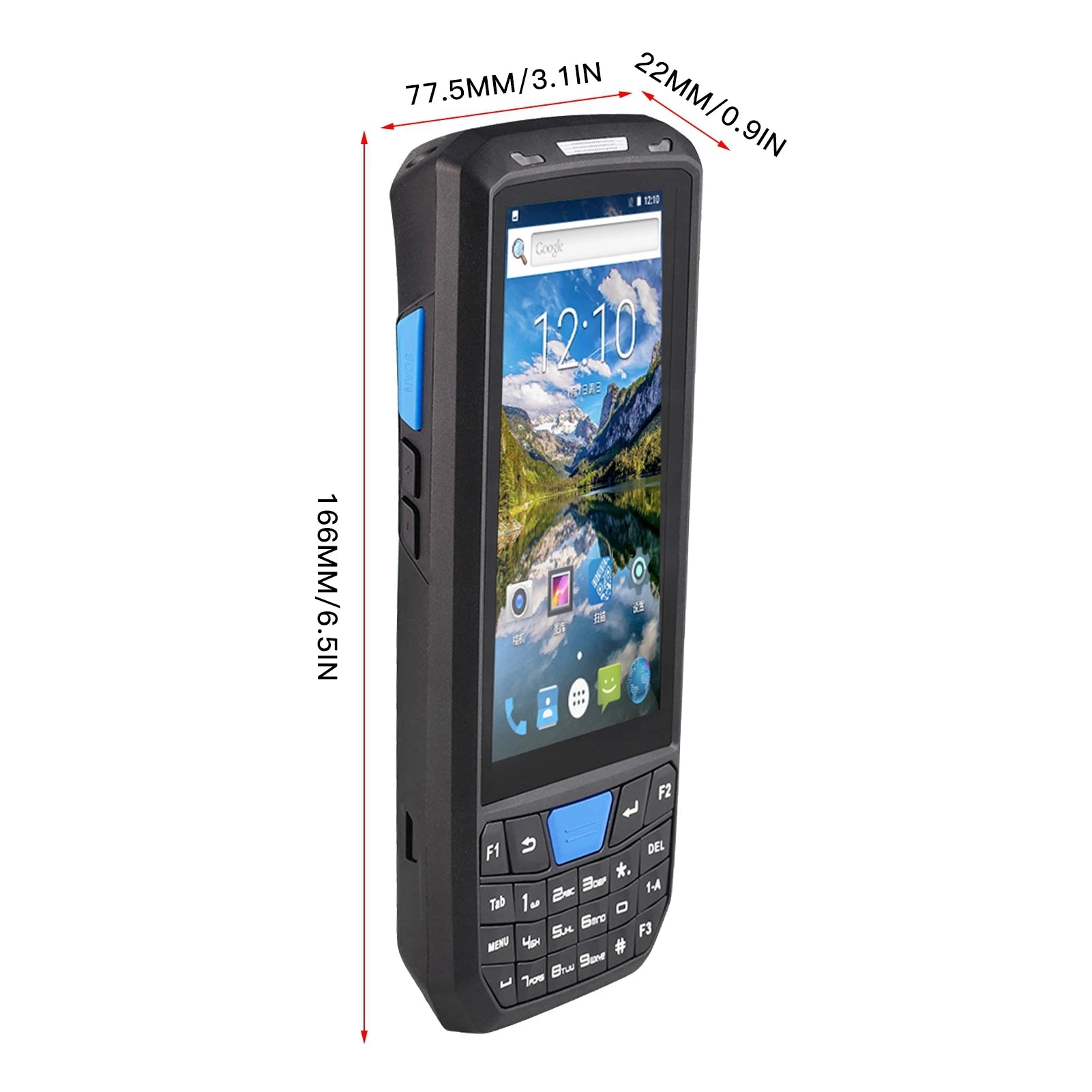 PDA Android handheld terminal Honeywell barcode scanner 1d laser 2d QR portable data collector terminal device with WIFI 4G NFC