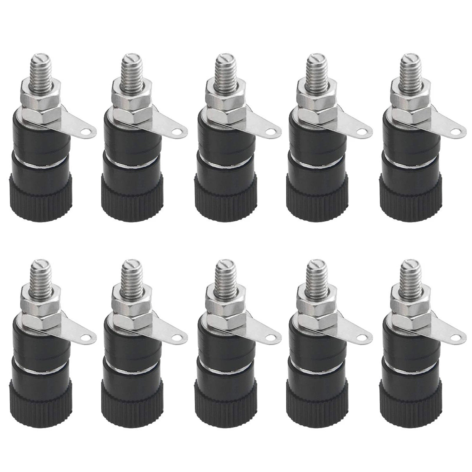 10/30 PCS Binding Posts Terminals 4mm Banana Plug Socket 4mm Terminal Connector for Amplifier Arduino
