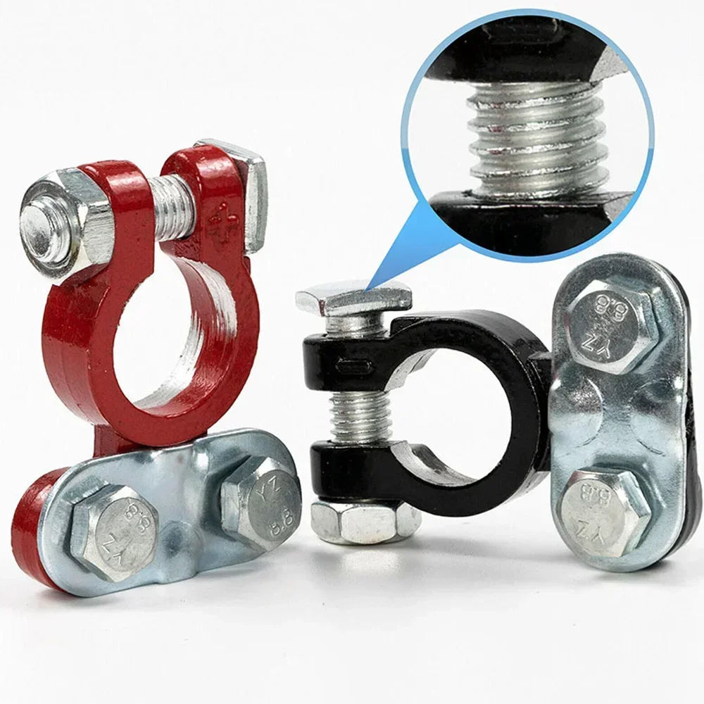 Car Battery Terminal Connectors Quick Releas Top Post Connector Pole Heavy-duty Clamp Clip Terminal Pile Head for Caravan Boat