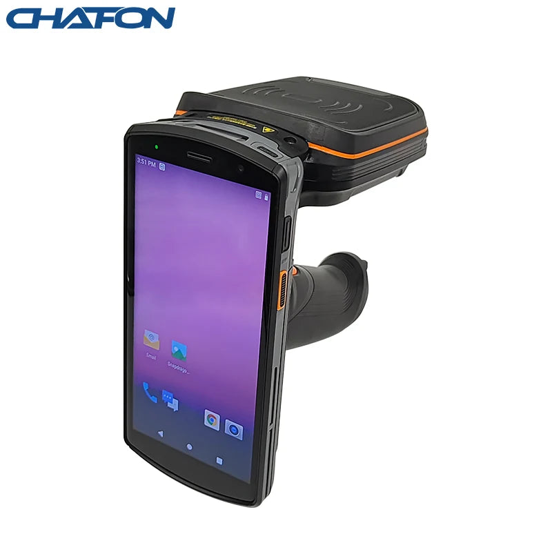 Chafon CF-H906 UHF Handheld Rfid Reader Long Range Android 11.0 with Wifi Bluetooth 4G GPS Camera Function for Warehouse Manage