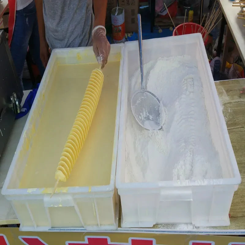 Commercial Electric  Inventing Multifunctional Fully Automatic Stretching Korean Tornado Cyclone Potato Tower Machine