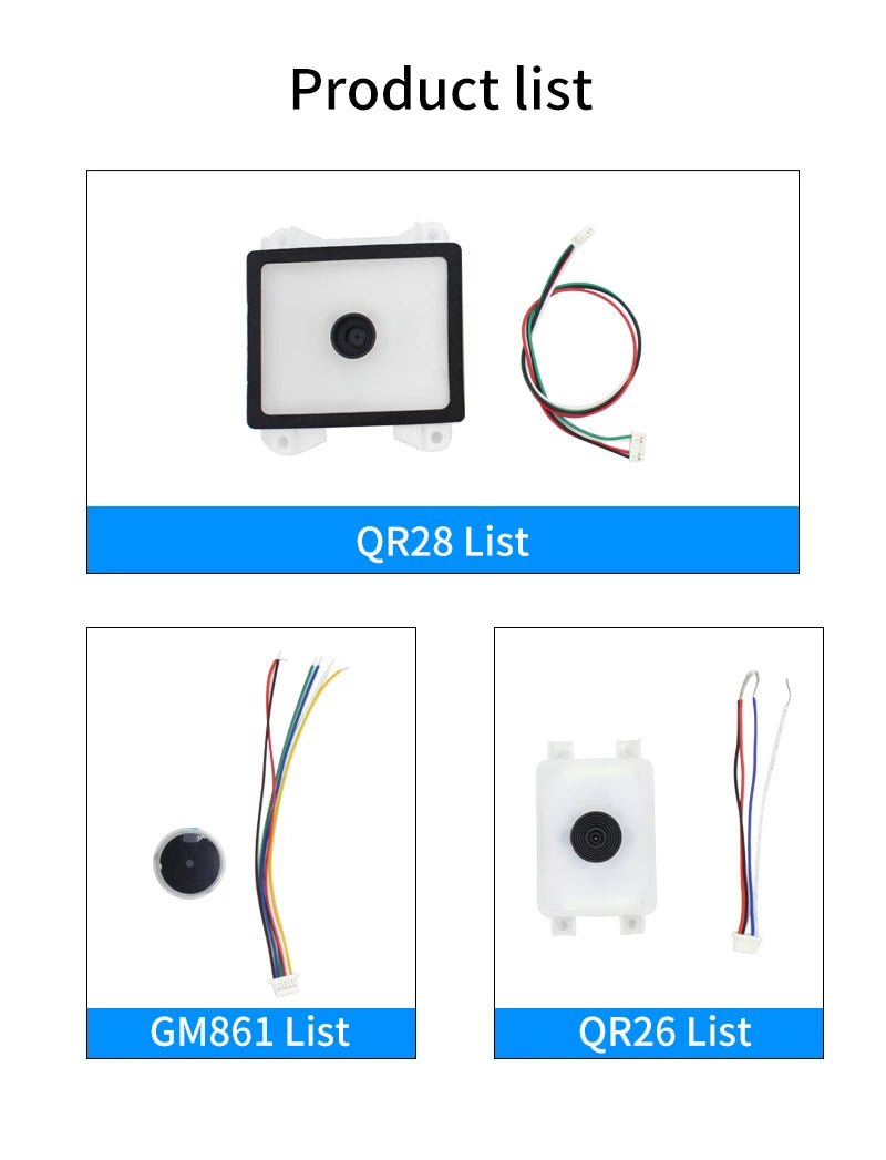 Scanning Module Bar Code Scanner USB Uart Embedded 1D 2D Barcode Reader QRCode Scanner Module for Vending machine Access Control