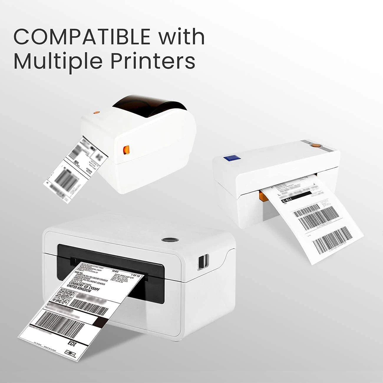 4"x6" inch Thermal Label Paper 100x150mm 100/500PCS For Thermal Shipping Labels DHL UPS Express Barcode For 9220/9210/246S/D200