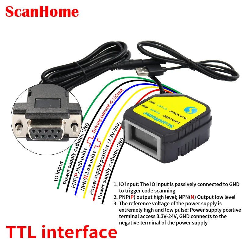 Embedded Barcode Scanner BarCode Reader code reader fixed Mounted code Engine Module USB 1D/2D QR PDF417Code ScanSH-400