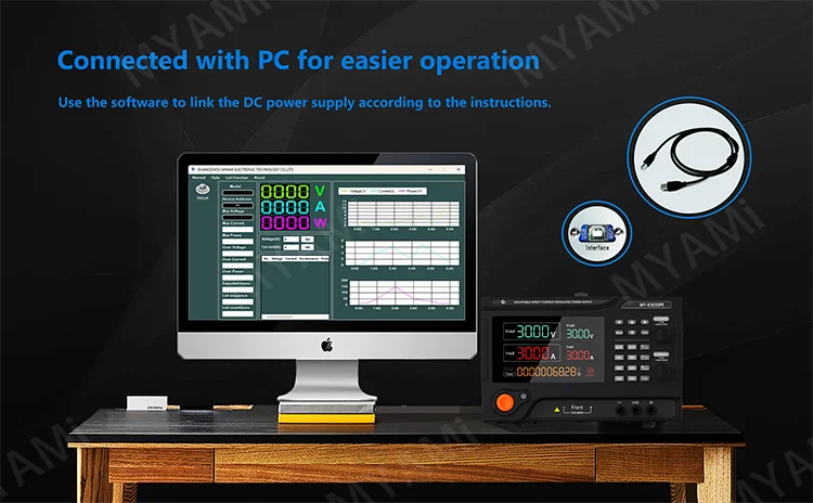 laboratory adjustable 800V 3A programmable dc power supply