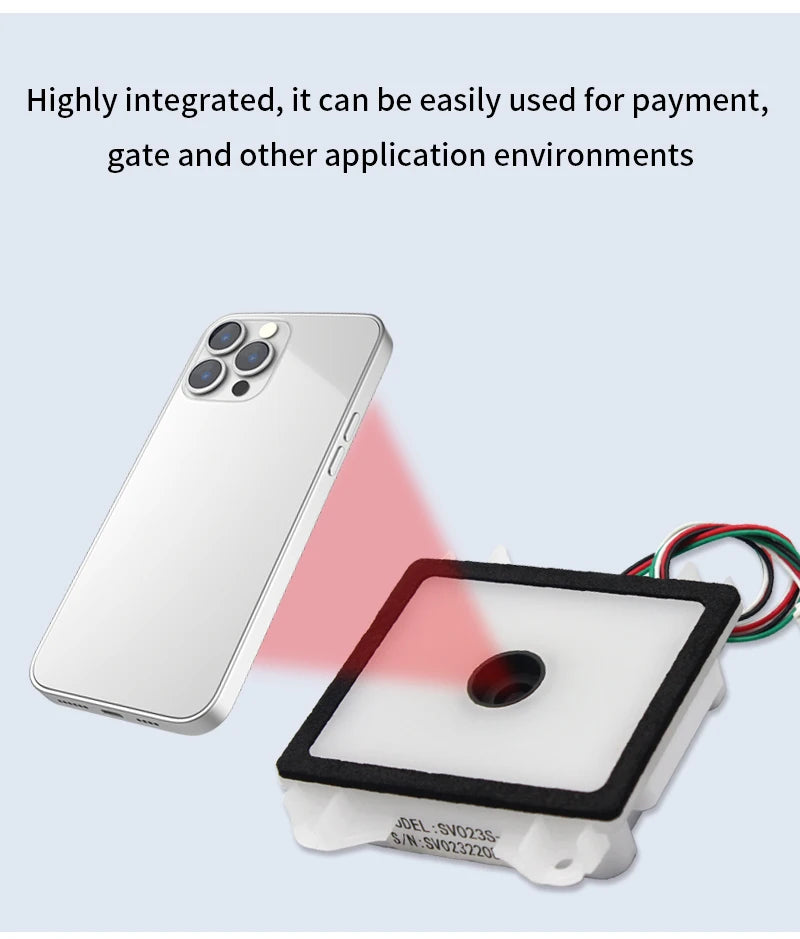 Scanning Module Bar Code Scanner USB Uart Embedded 1D 2D Barcode Reader QRCode Scanner Module for Vending machine Access Control