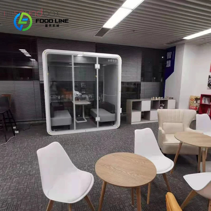Customized Portable Office Pods Indoor Sound Proof Soundproof Booth Furniture Noise Insulation Phone Booth For Open Office Space