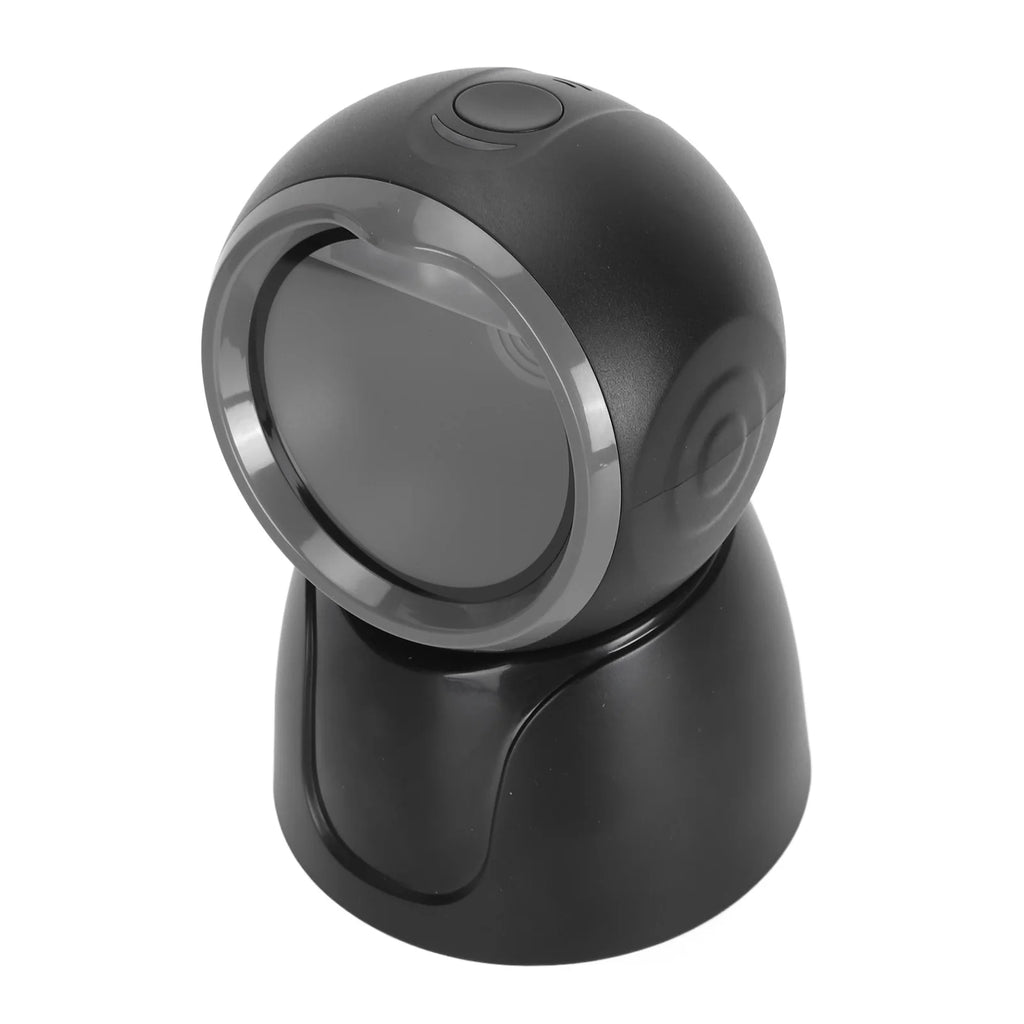 Portable Desktop Barcode Scanner Wireless Bluetooth 2.4G Wired USB Omnidirectional Handfree Automatic USB Barcode Reader Scanner