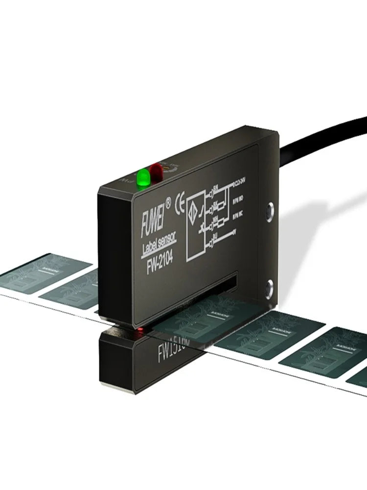 FUWEI Optical Sensor Automatic Labeling Machine Equipment Photoelectric Label Sensor Sot Type Optical Sensor Column Labels