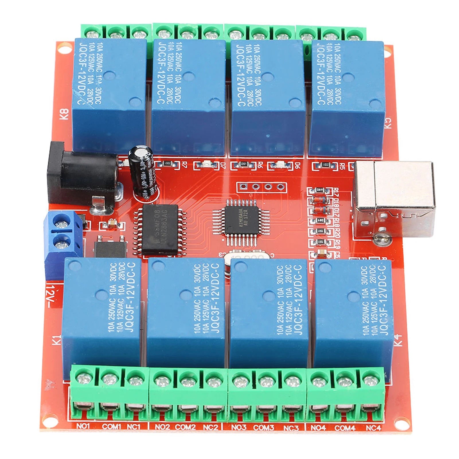 8-channel Relay Controller Smart Relay  12V 8-channel Computer USB Controller  Relay Module PC Smart Controller