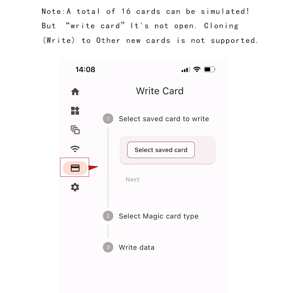 RFID Chameleon Smart Chip Reader ISO14443 Key Detection EM125KHZ IC 13.56Mhz Badge Decode  RFID emulator