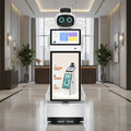 Customized Commercial Reception Smart Robot - New Big Screen AI Intelligent Humanoid Welcome Service Robot