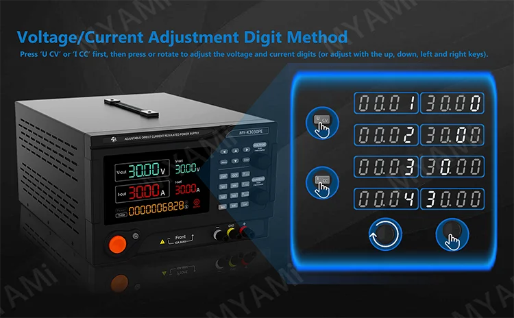 laboratory adjustable 800V 3A programmable dc power supply