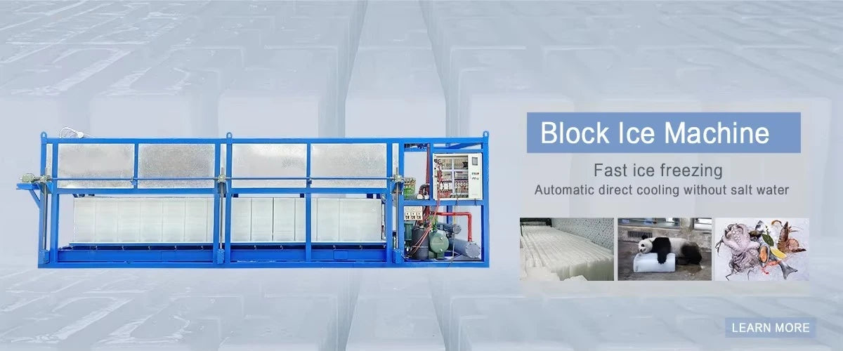 Factory High Quality 5 Ton Industrial Ice Block Machine Water Cooling with Pump for Cooling Applications