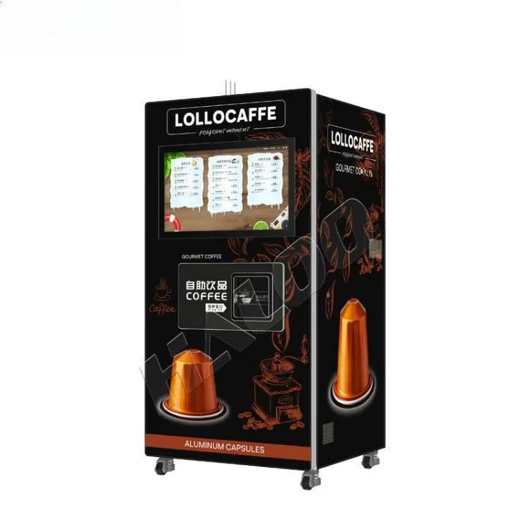 Fully Automatic Commercial Unmanned Self-Service Capsule Coffee Machine Hot Drink with SDK Function