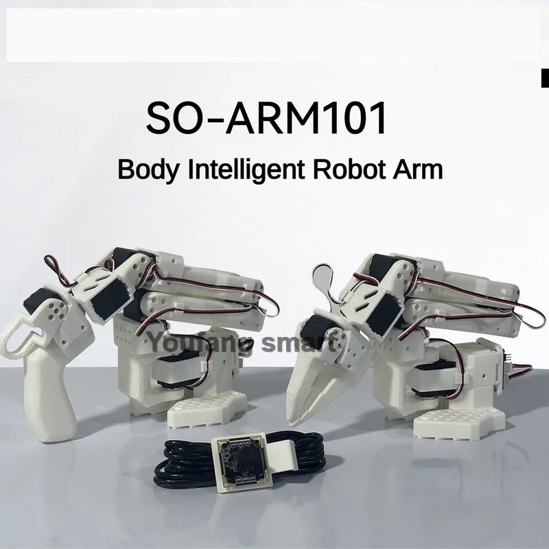 Assembled Low-Cost SO-ARM101 Open Source 6 Axis Robotic Arm LeRobot Embodied AI Vision Recognition SO101 Programmable Robot Kit