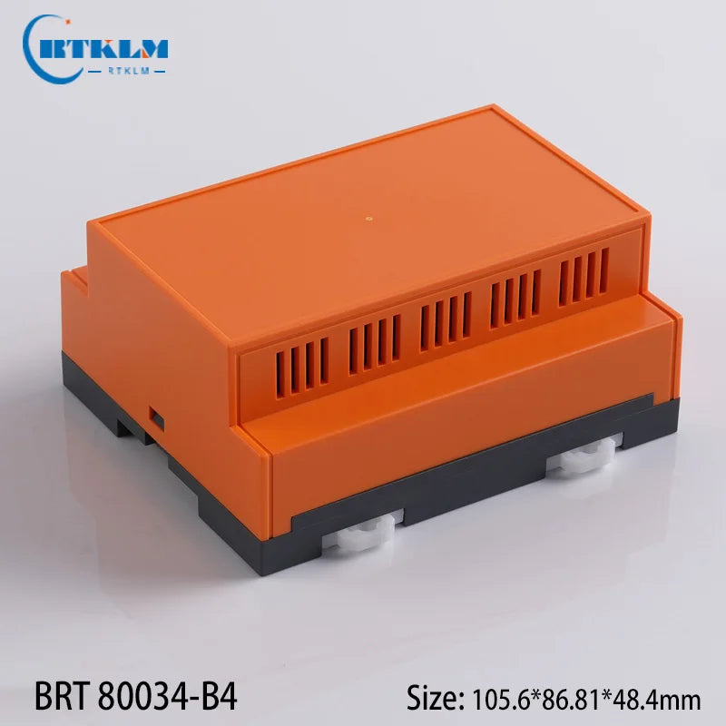 New Arrival ABS Smart Home Plastic Controller Enclosure PLC Electronics Plastic Sensor Enclosure Din rail box 105.6*86.81*48.4mm