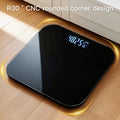Precision Digital Bathroom Scale with Large LED Display Temperature Sensor kg Scale for Home Gym Daily Use