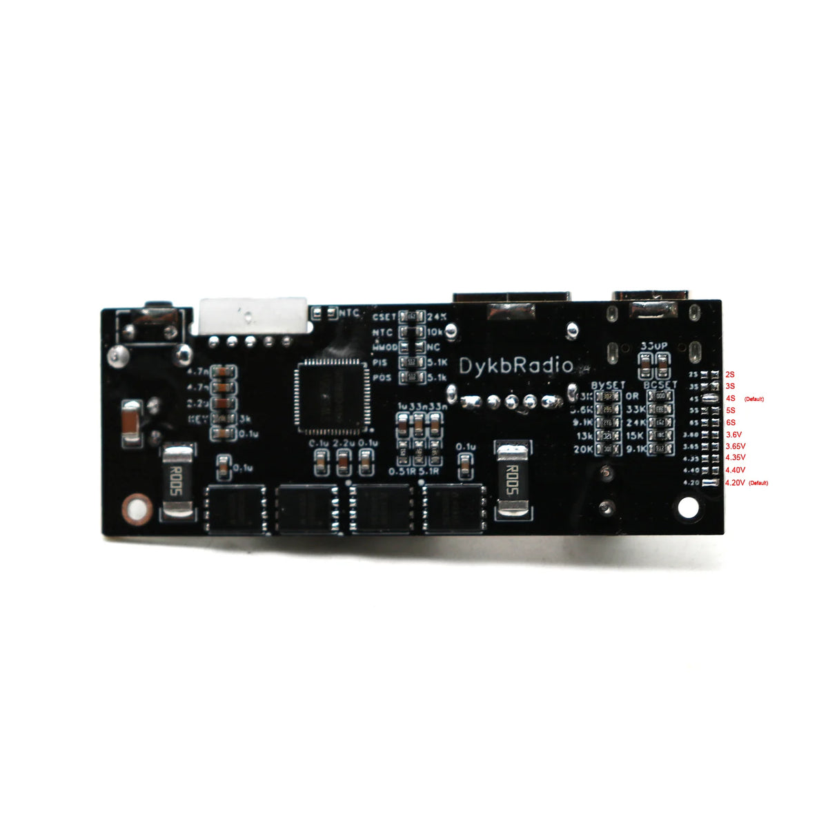 PD 100W Bidirectional Fast Charger Power Bank Module Boost Buck 2S 3S 4S 5S 6S Battery Charging-Discharging Li Ion Lifepo4 BMS