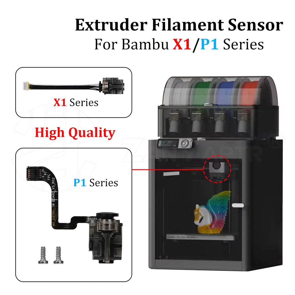 High Precision Filament Sensor for Bambu Lab X1 X1C P1P P1S A1 A1mini for 3D Printer accessories