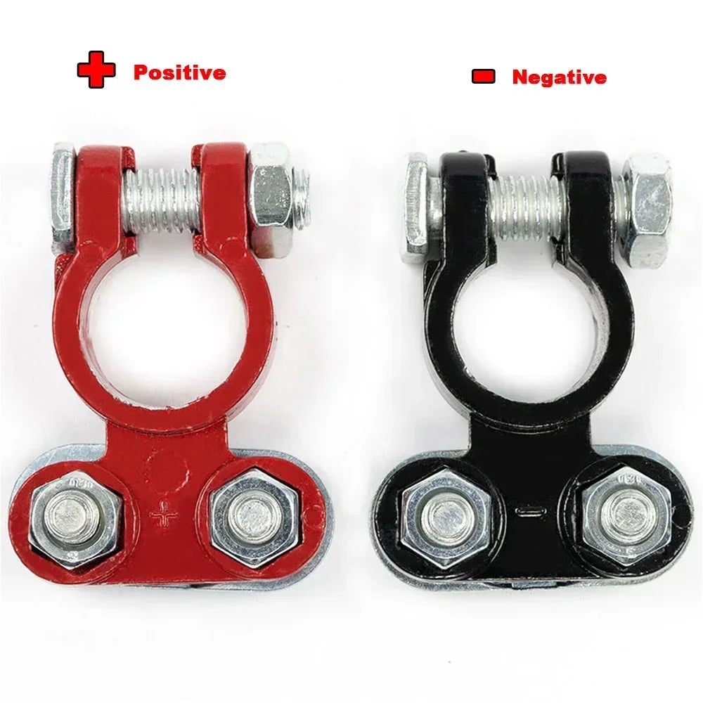 Car Battery Terminal Connectors Quick Releas Top Post Connector Pole Heavy-duty Clamp Clip Terminal Pile Head for Caravan Boat