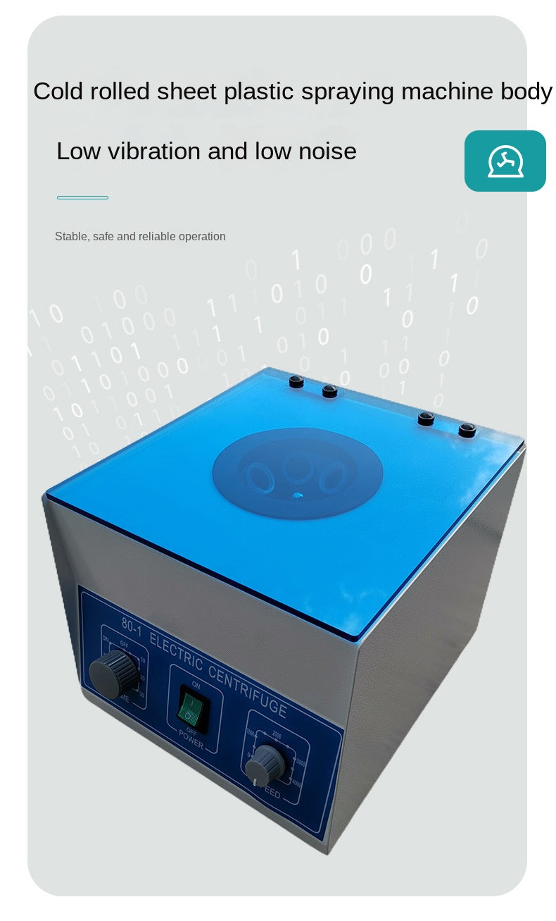 Desktop Electric Laboratory  Centrifuge Laboratory Supplies Medical Practice 4000 rpm 20 ml x 6 Model 80-1