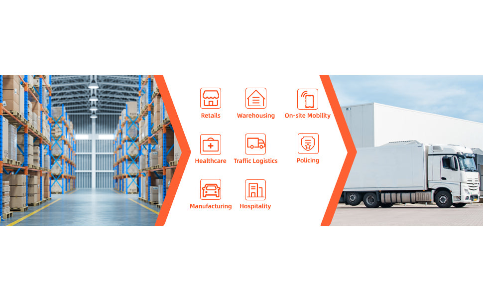 Portable Logistics Handheld PDA Android 13 4G RAM 64G ROM Barcode Scanner 4G LTE WiFi Rugged Data Collector Chainway C72